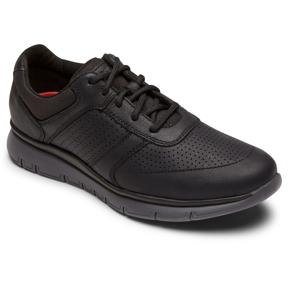 Tenis Rockport Homem Pretas - Primetime Casual U Bal - 39581MLUV